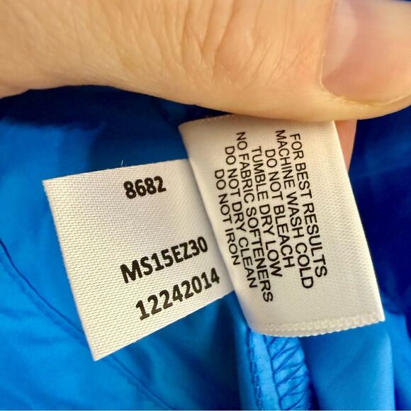 Peter Millar Men’s Gray and Blue Windbreaker Pullover 1/4 Zip Jacket | L - Picture 3 of 4